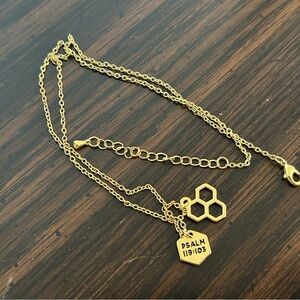 Psalm 119 Honeycomb Necklace